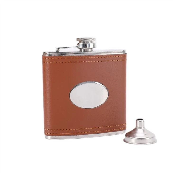 Wholesale leather flask set Wholesale leather flask set