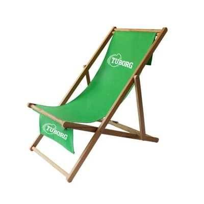 Drvena ležaljka za plažu Carlsberg